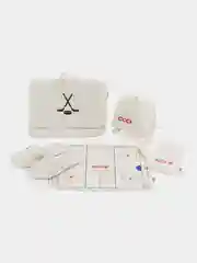 Алый набор банный, подарочный "Большой портфель", 5 предметов