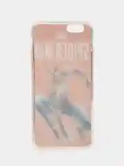 Красный чехол Apple iPhone 6 / 6s силиконовый с принтом