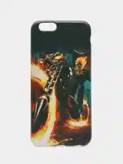 Черный чехол Apple iPhone 6 / 6s силиконовый с принтом