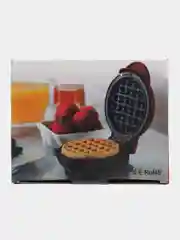 Розовый мини-вафельница элетрическая