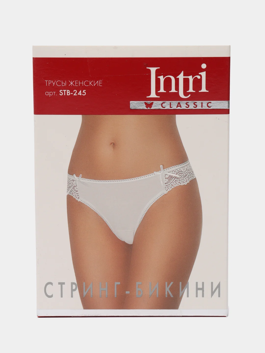 Белый женские трусы