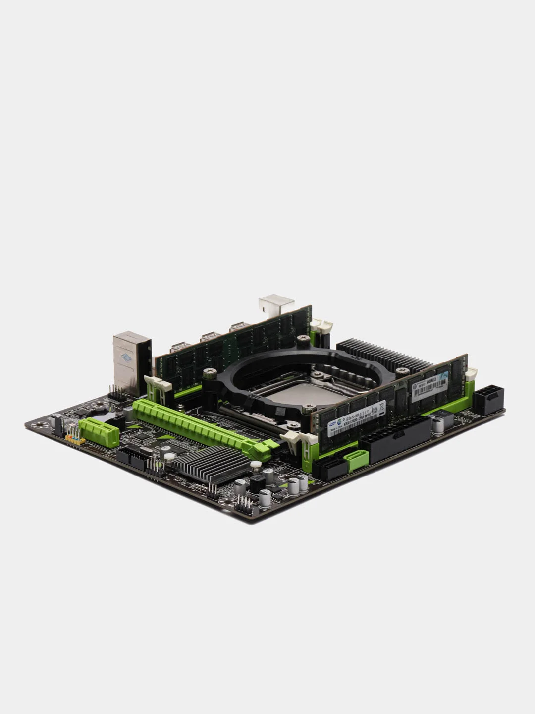 Комплект материнская плата X79 LGA2011,процессор Intel Xeon E5 2650V2, память 32 ГБ