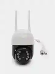 Разноцветный камера видеонаблюдения Wi-Fi, уличная, для дома, поворотная, 4МП, с картой памяти
