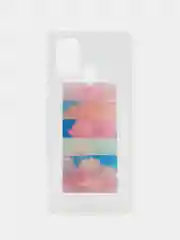 Розовый чехол с принтом для Huawei Y5 2018/ Honor 9A / 9S / Redmi Note 8T / Samsung A21s