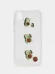 Зеленый чехол с принтом для Huawei Y5 2019