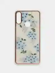 Белый чехол с принтом "Цветы 2" для Xiaomi redmi note 7 / Note 8 / Redmi 9 / 10