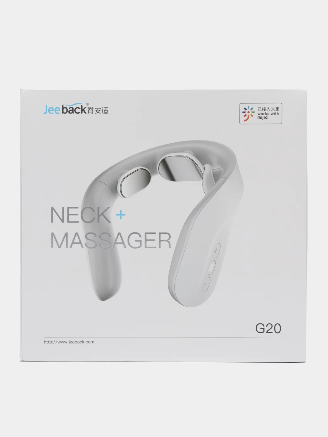 Белый массажер для шеи Xiaomi Jeeback G20 Neck Massager