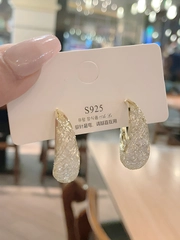 Серьги бижутерия кольца женские, вечерние, свадебные