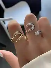 Кольцо женское посеребренное