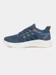 Синий кроссовки мужские с логотипом Adidas