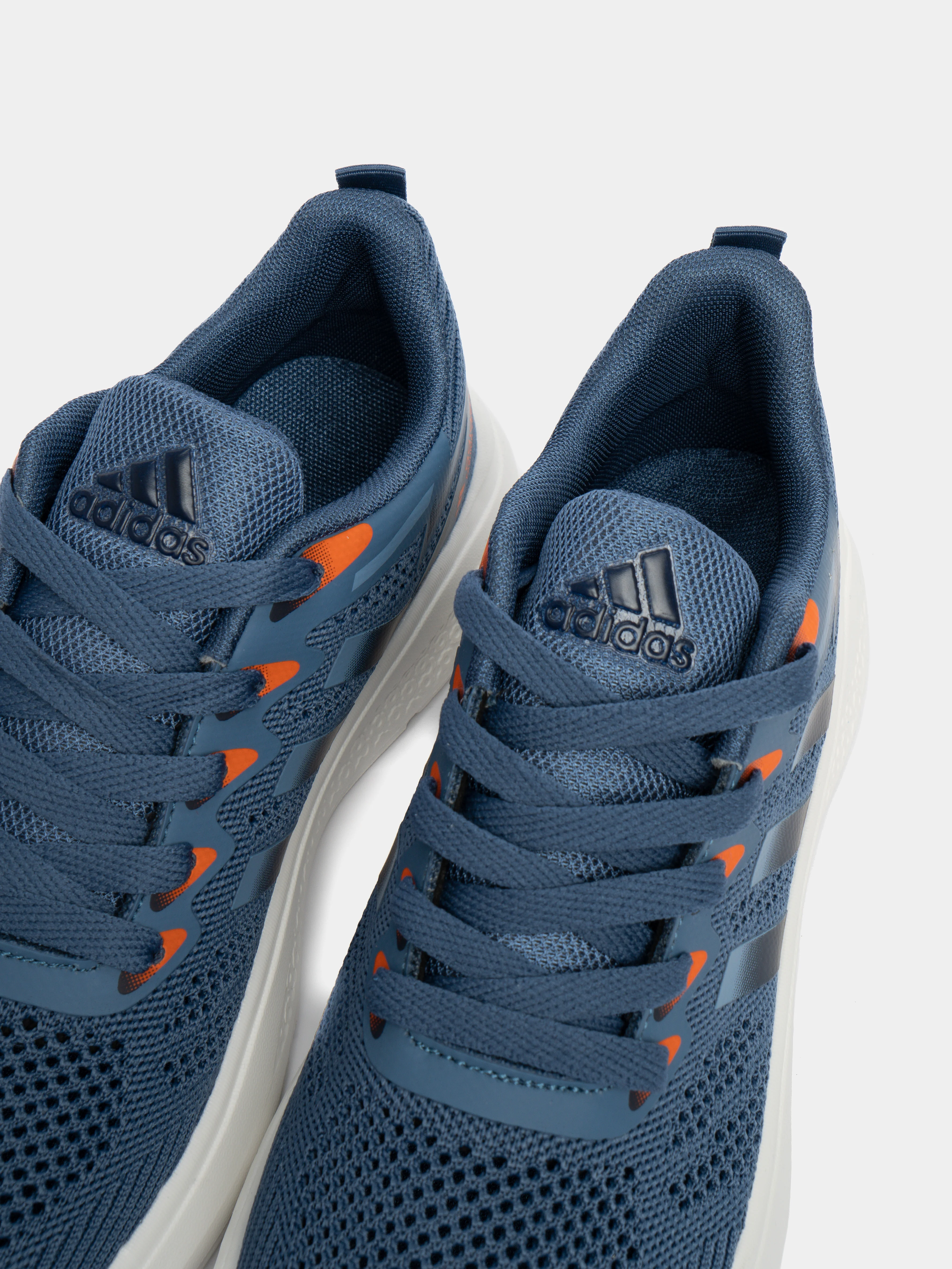 Синий кроссовки мужские с логотипом Adidas