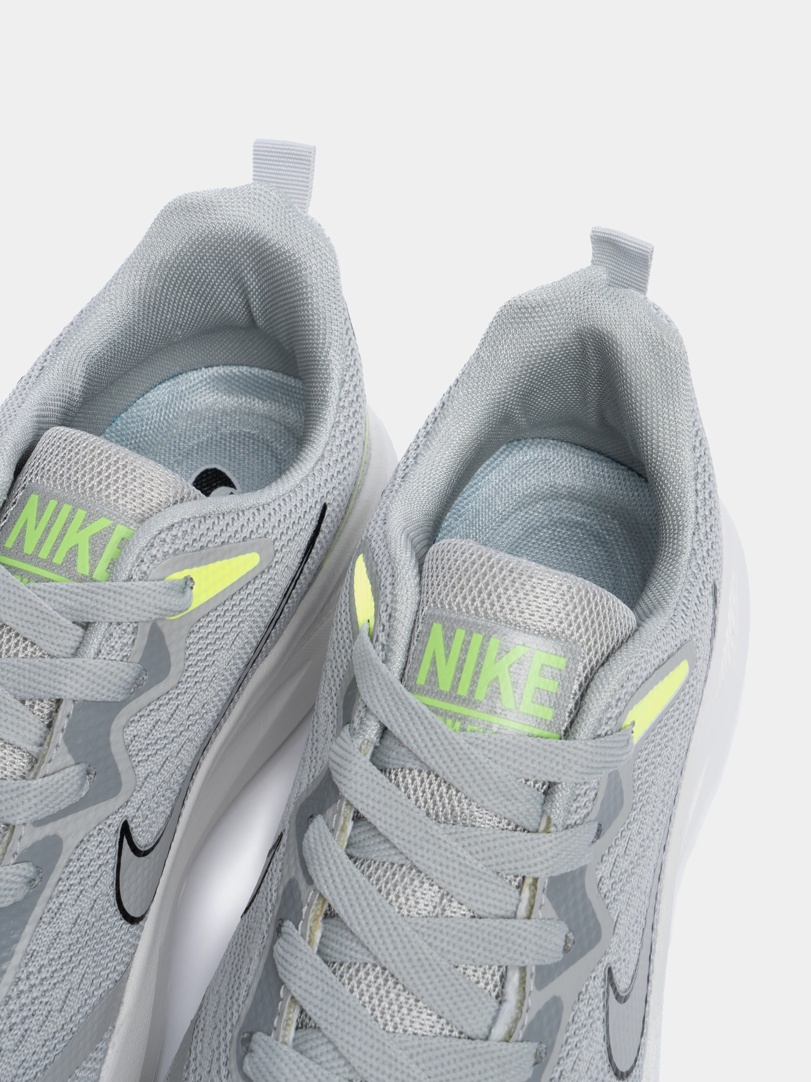 Серый мужские беговые кроссовки с логотипом Nike Zoom