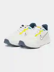 Белый мужские беговые кроссовки с логотипом Nike Zoom