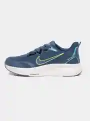 Синий мужские беговые кроссовки с логотипом Nike Zoom