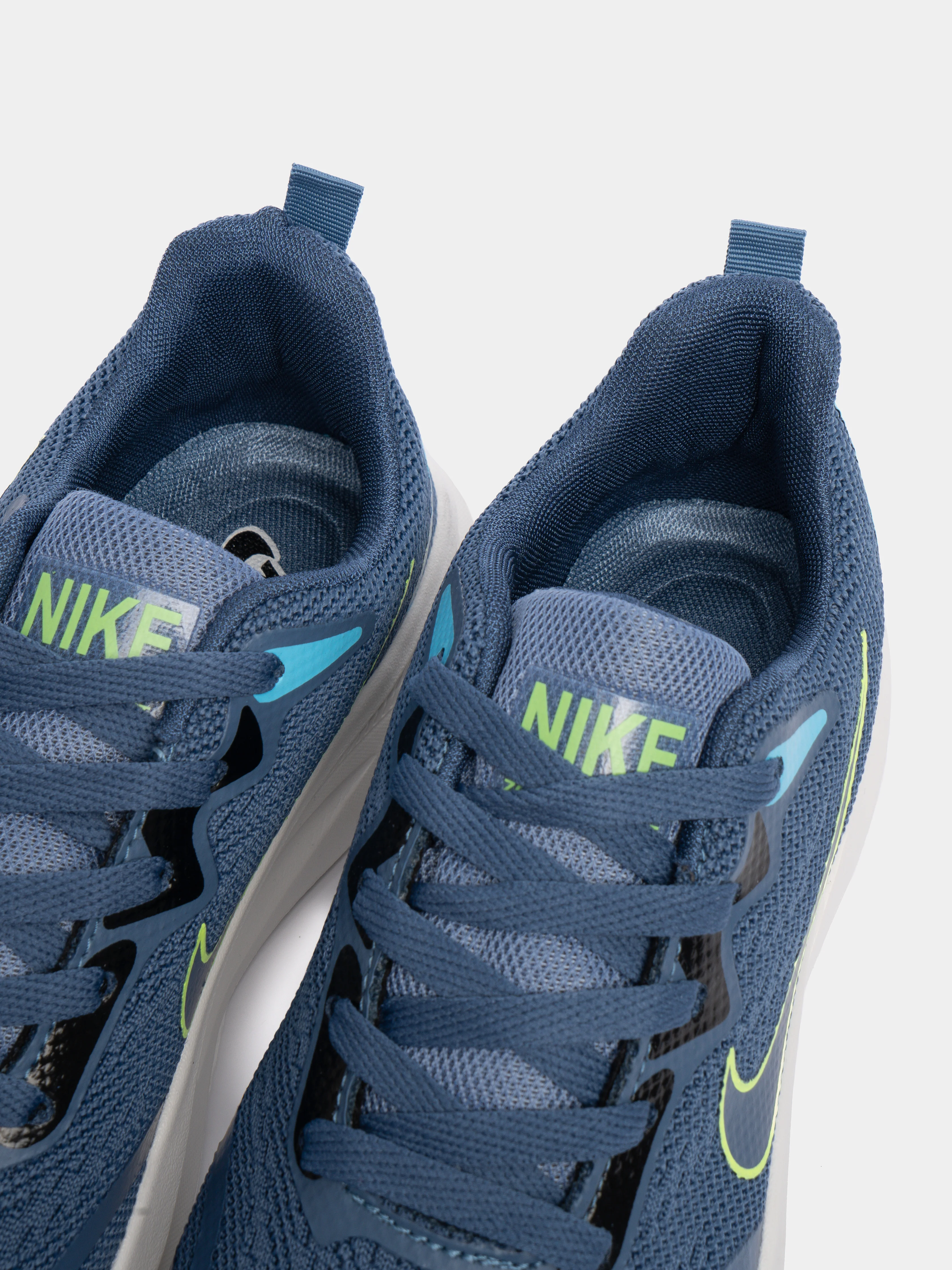 Синий мужские беговые кроссовки с логотипом Nike Zoom