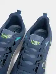 Синий мужские беговые кроссовки с логотипом Nike Zoom