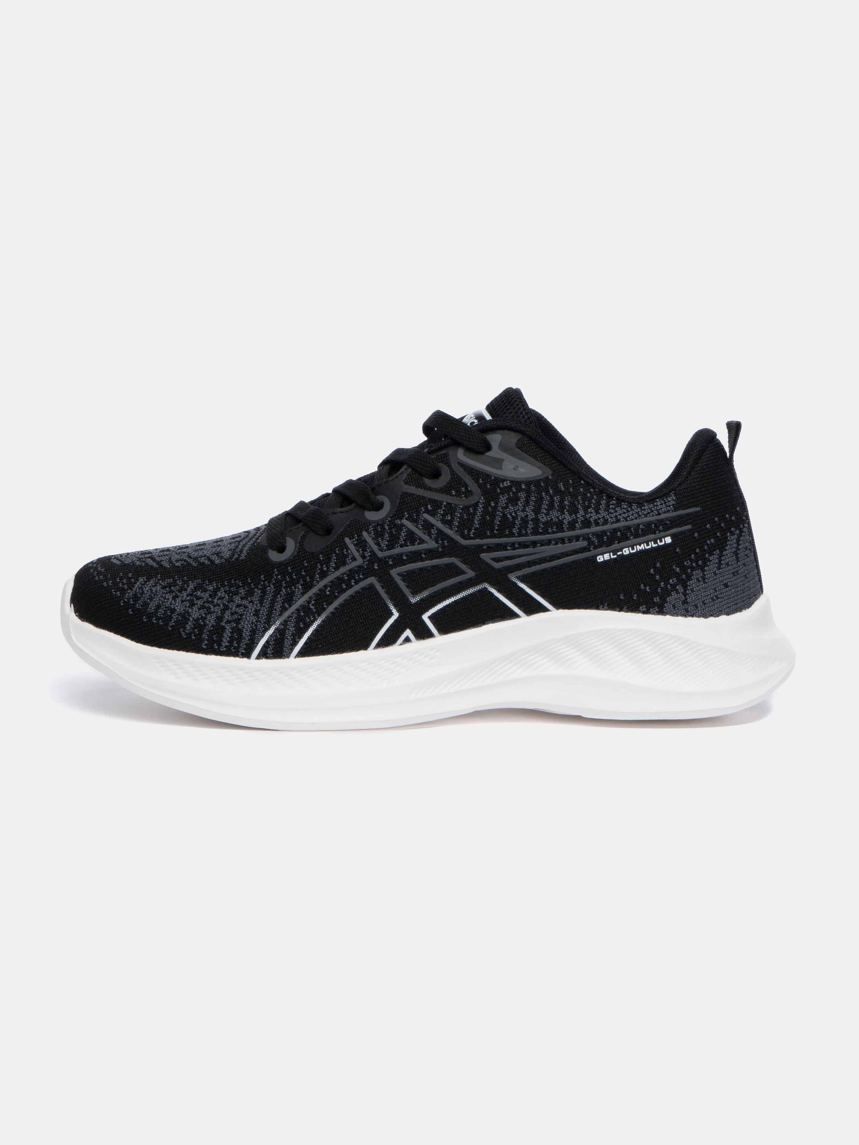 Черный кроссовки мужские с логотипом Asics