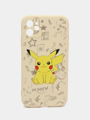 Чехол силиконовый Pokemon "Пикачу" для iPhone 7/8 Plus/XS/XR/SE Max/11/12 Pro Max/13