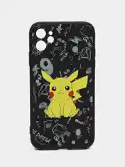 Индиго чехол силиконовый Pokemon "Пикачу" для iPhone 7/8 Plus/XS/XR/SE Max/11/12 Pro Max/13