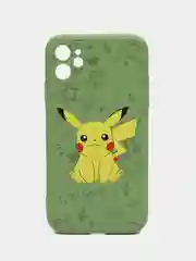 Мятный чехол силиконовый Pokemon "Пикачу" для iPhone 7/8 Plus/XS/XR/SE Max/11/12 Pro Max/13