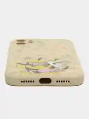 Серебряный чехол силиконовый Pokemon "Пикачу" для iPhone 7/8 Plus/XS/XR/SE Max/11/12 Pro Max/13
