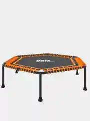 Оранжевый батут спортивный для фитнеса и джампинга складной UNIX Line FITNESS Lite 130 см, до 130 кг