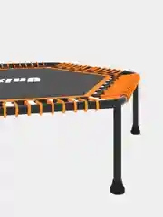 Оранжевый батут спортивный для фитнеса и джампинга складной UNIX Line FITNESS Lite 130 см, до 130 кг