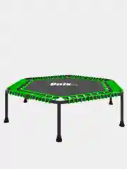 Зеленый батут спортивный для фитнеса и джампинга складной UNIX Line FITNESS Lite 130 см, до 130 кг