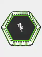 Зеленый батут спортивный для фитнеса и джампинга складной UNIX Line FITNESS Lite 130 см, до 130 кг