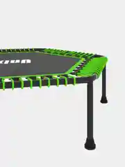 Зеленый батут спортивный для фитнеса и джампинга складной UNIX Line FITNESS Lite 130 см, до 130 кг