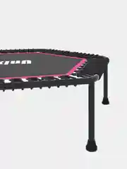 Розовый батут спортивный для фитнеса и джампинга складной UNIX Line FITNESS Lite 130 см, до 130 кг