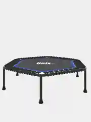 Синий батут спортивный для фитнеса и джампинга складной UNIX Line FITNESS Lite 130 см, до 130 кг