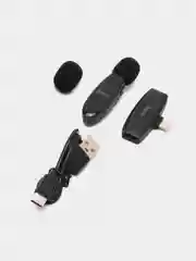 Беспроводной микрофон, петличный, для Android Type-C, Lightning iPhone