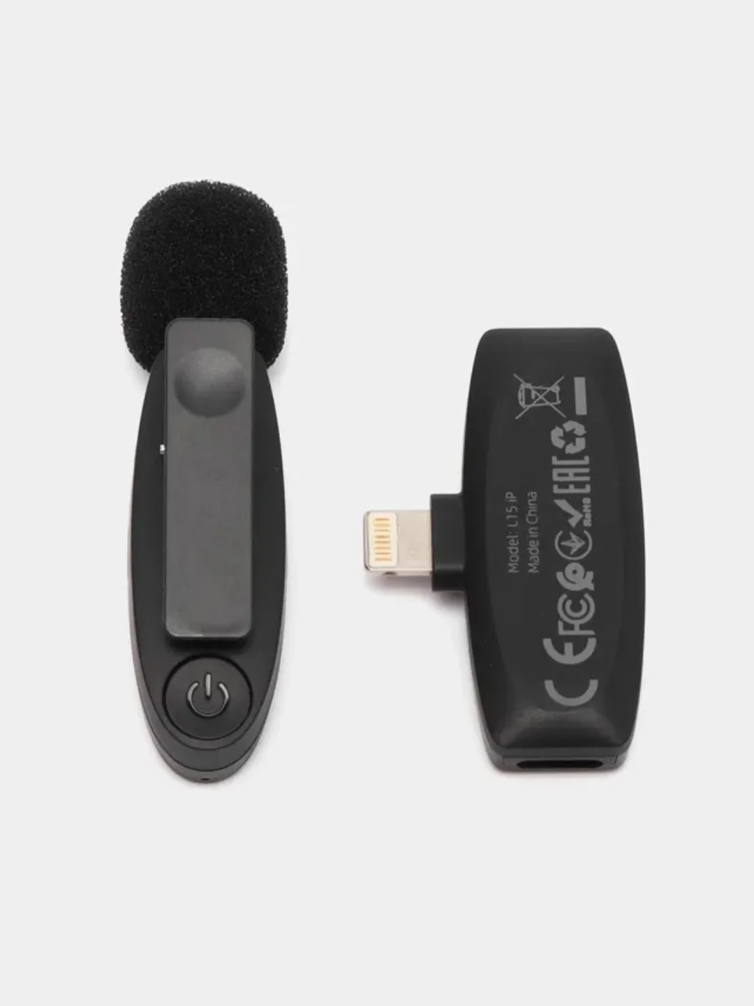 Беспроводной микрофон, петличный, для Android Type-C, Lightning iPhone