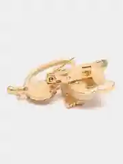 Горчичный брошь с кошачьим глазом