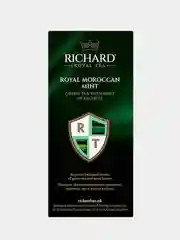 Чай зеленый Richard Royal Moroccan Mint, ароматизированный, 25 пакетиков