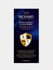 Чай черный Richard Royal Mango & Acai berry, ароматизированный, 25 пакетиков