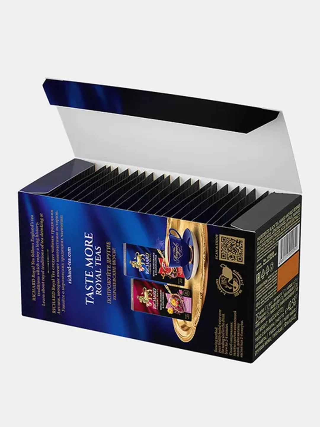 Чай черный Richard Royal Mango & Acai berry, ароматизированный, 25 пакетиков