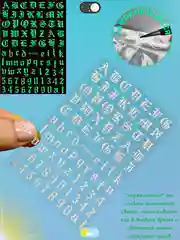 Бежевый наклейки для дизайна ногтей, стикер для чехла телефона, слайдеры светящиеся в темноте