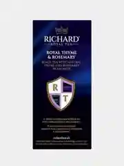 Чай черный Richard Royal Thyme & Rosemary, ароматизированный, 25 пакетиков