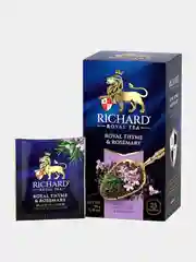 Чай черный Richard Royal Thyme & Rosemary, ароматизированный, 25 пакетиков