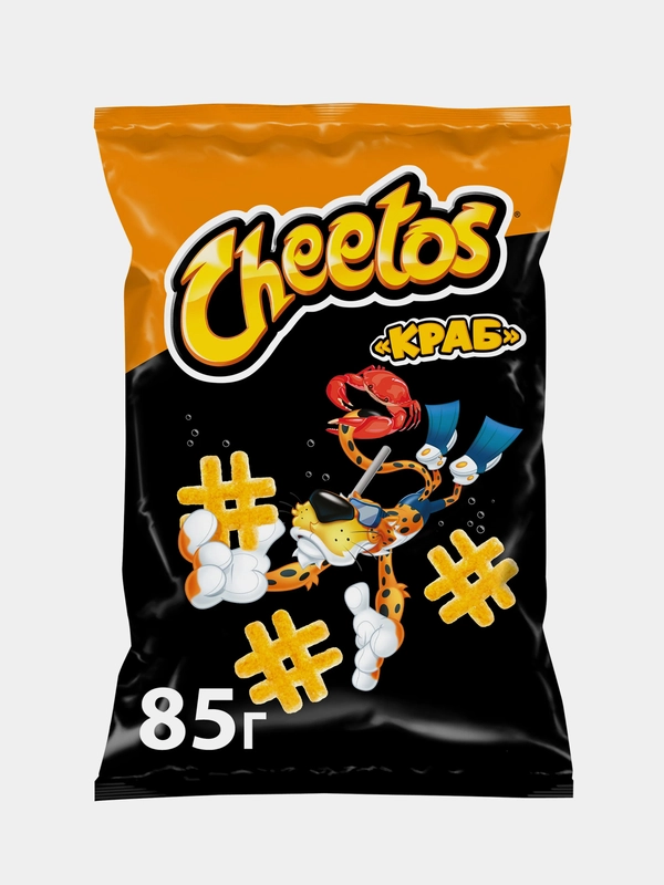 Кукурузные снеки Cheetos "Краб", 85г