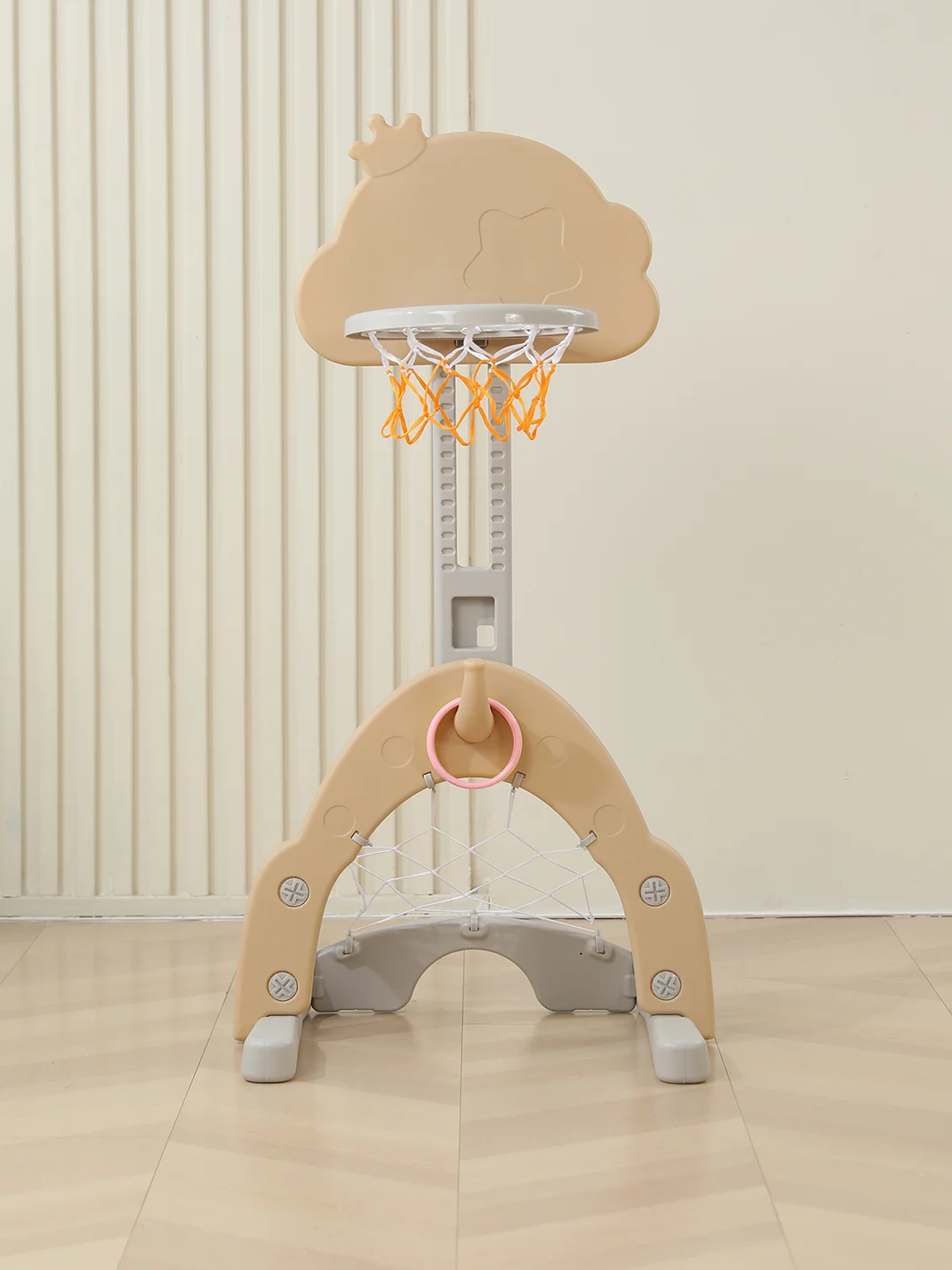 Баскетбольная стойка Unix Kids Star Camel 4 в 1. Хоккейные ворота. Футбольные ворота