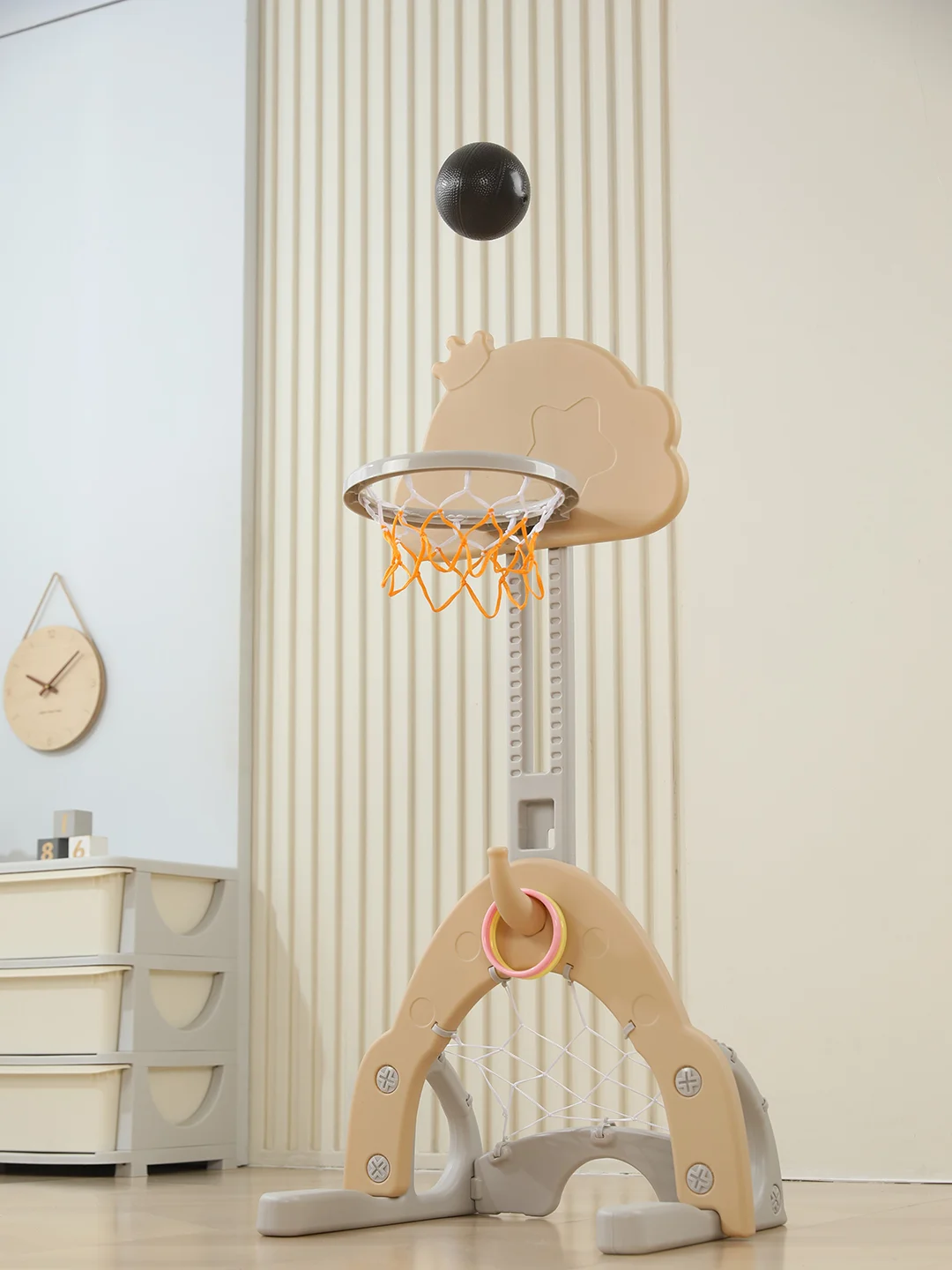 Баскетбольная стойка Unix Kids Star Camel 4 в 1. Хоккейные ворота. Футбольные ворота