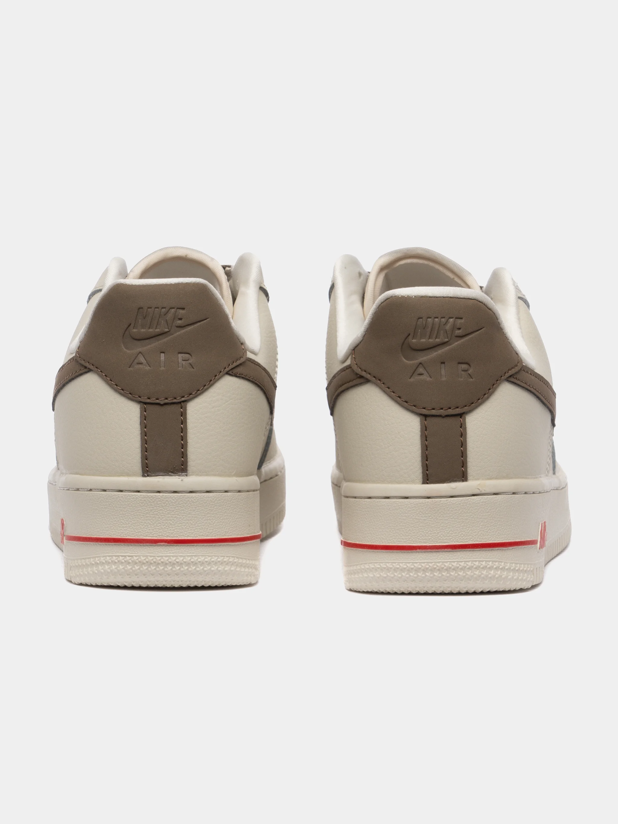 Бежевый кроссовки мужские, с логотипом Nike Air Force 1 low