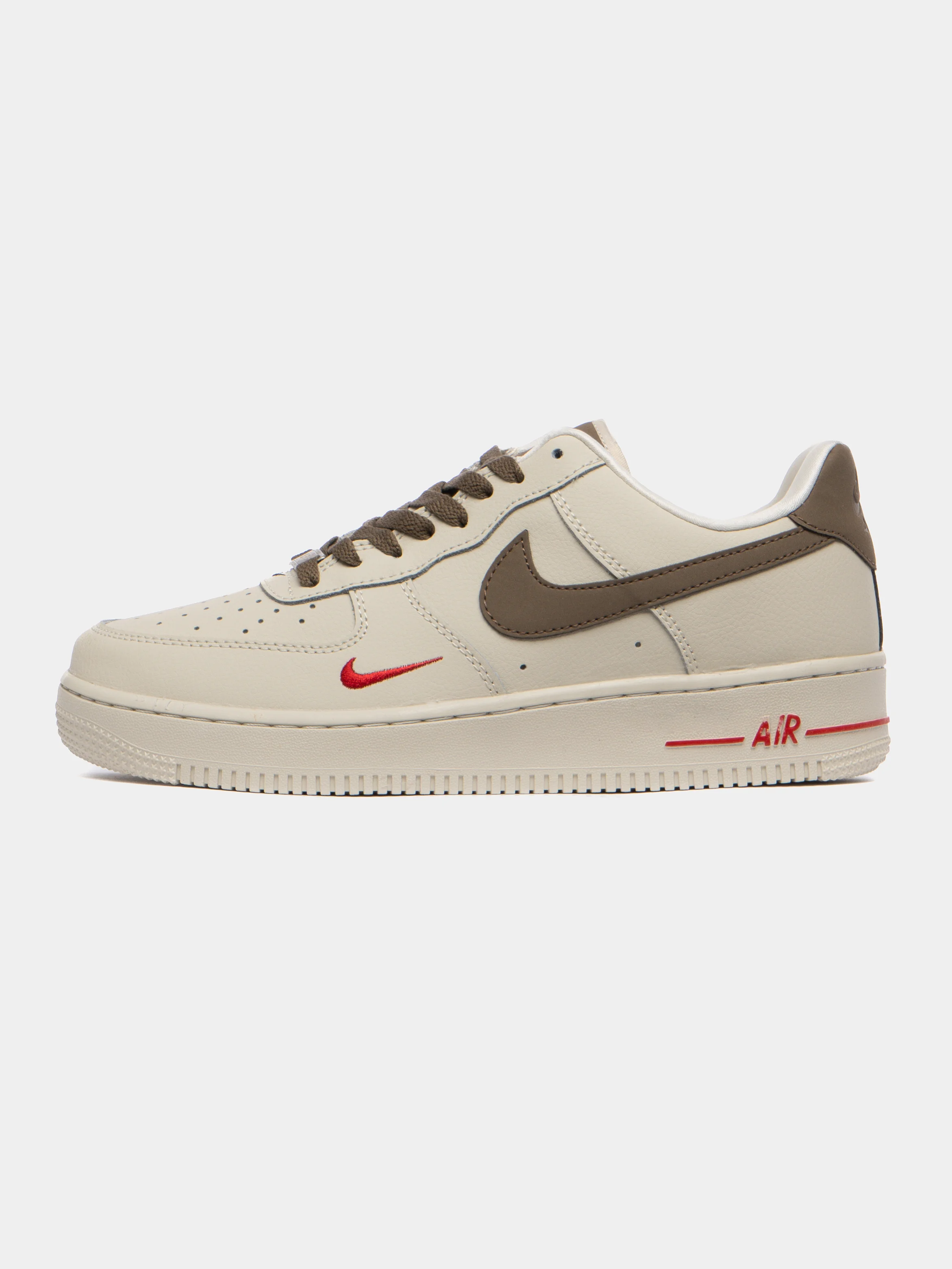 Бежевый кроссовки мужские, с логотипом Nike Air Force 1 low