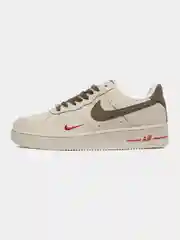 Бежевый кроссовки мужские, с логотипом Nike Air Force 1 low