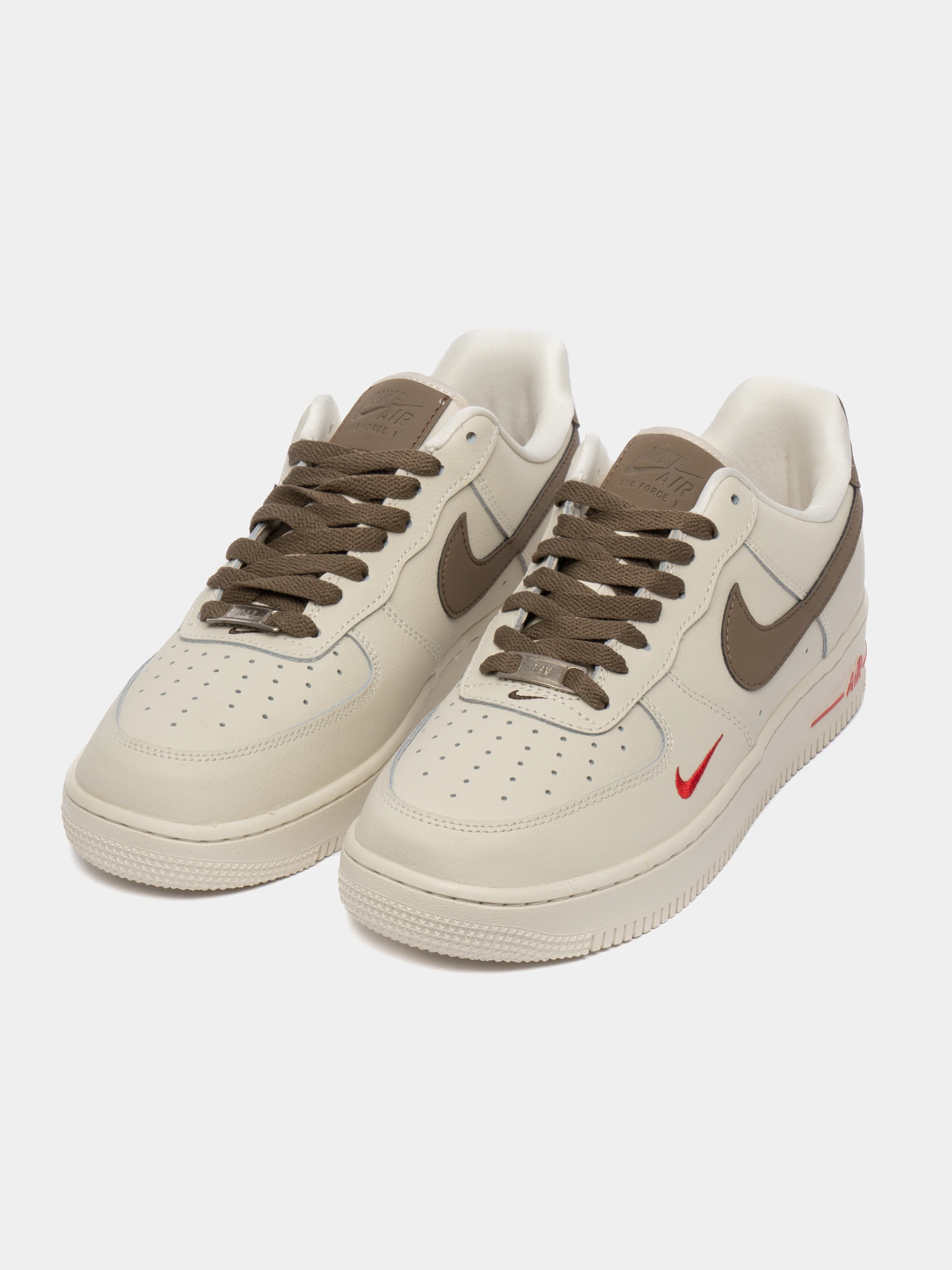 Бежевый кроссовки мужские, с логотипом Nike Air Force 1 low