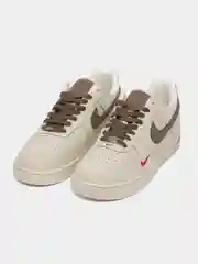 Бежевый кроссовки мужские, с логотипом Nike Air Force 1 low