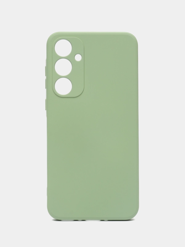Чехол-накладка Krutoff Silicone Case для Samsung Galaxy A35 5G (A356) зелёный